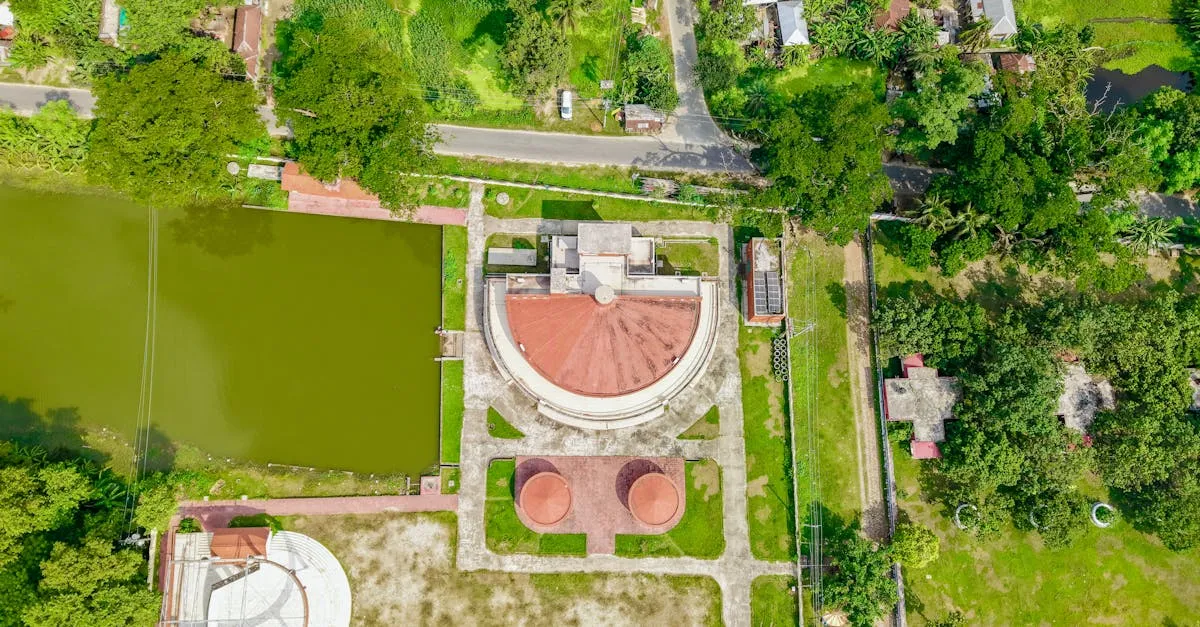 drone capturing cinematic aerial footage